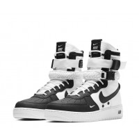 Nike кроссовки Air Force 1 High SF AF1 Black White
