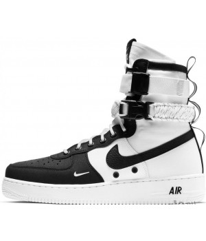 Nike кроссовки Air Force 1 High SF AF1 Black White