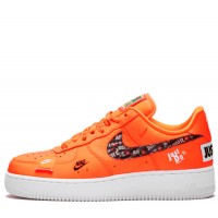 Кроссовки Nike Air Force 1 07 Just Do It Orange