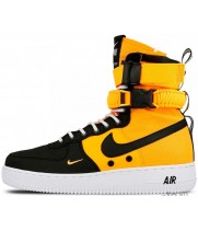 Кроссовки мужские Nike Air Force High SF AF1 Orange Black