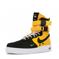 Кроссовки мужские Nike Air Force High SF AF1 Orange Black