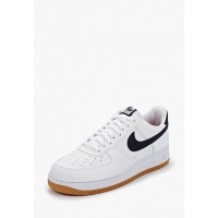 Кроссовки мужские Nike Air Force 1 Low ’07 White Obsidian-University Red